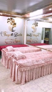 Ga trai giường nhung mềm