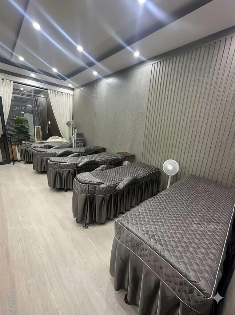 ga ghế tiêm chần bông spa ga ghế tiêm chần bông spa