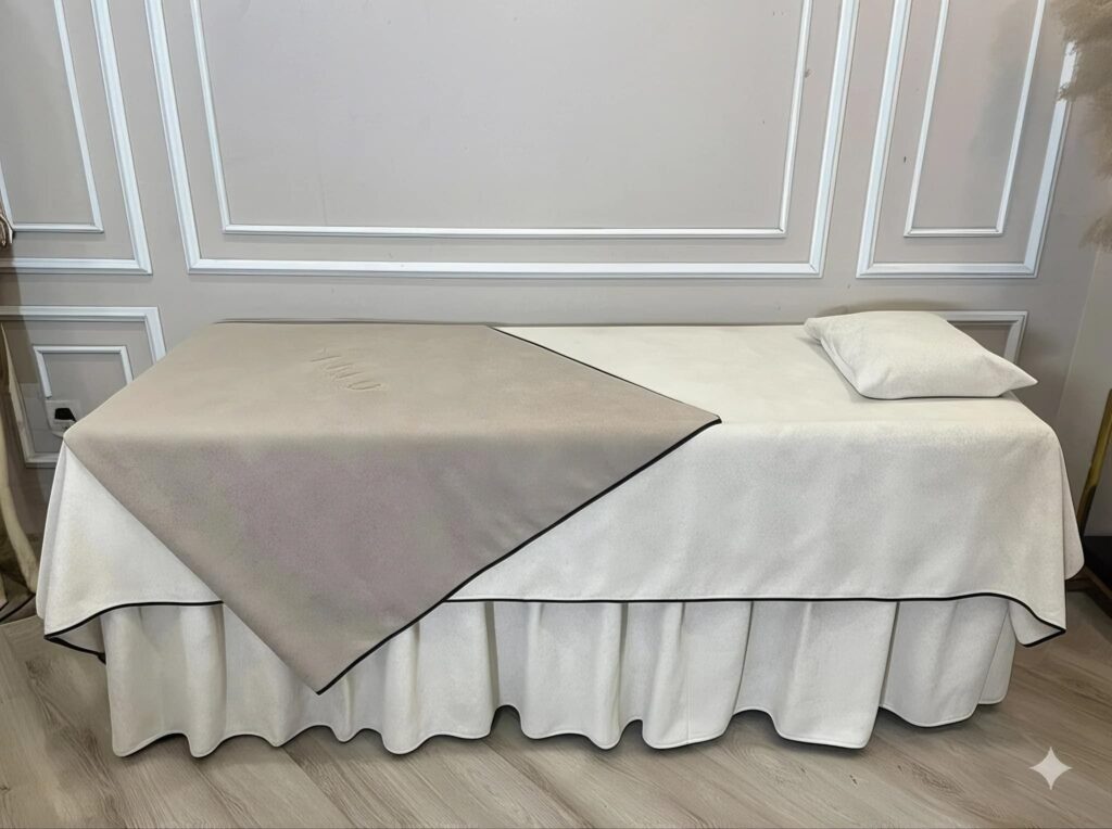 ga drap spa vải gấm