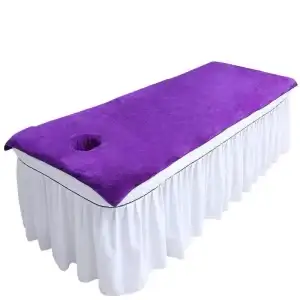 khăn trải giường spa có lỗ