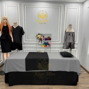 ga giường spa cotton lạnh 