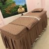 Bộ Ga Gối Satin Chần Bông