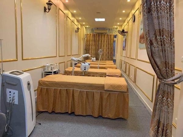 bộ ga trải giường gấm lá