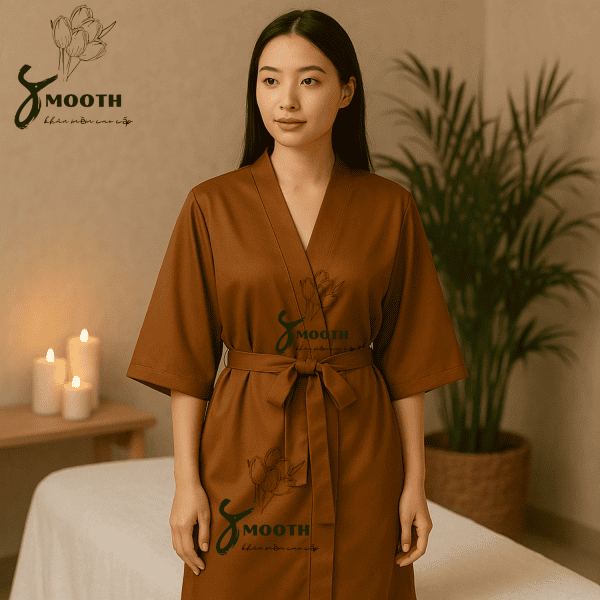 áo choàng tắm phi lụa