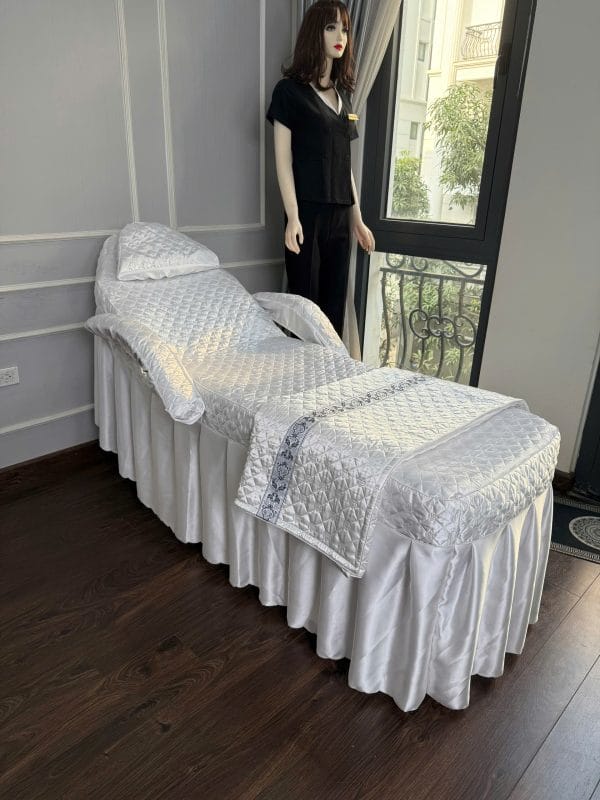 ga lụa chần bông spa