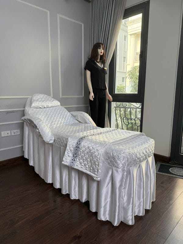 ga lụa chần bông spa