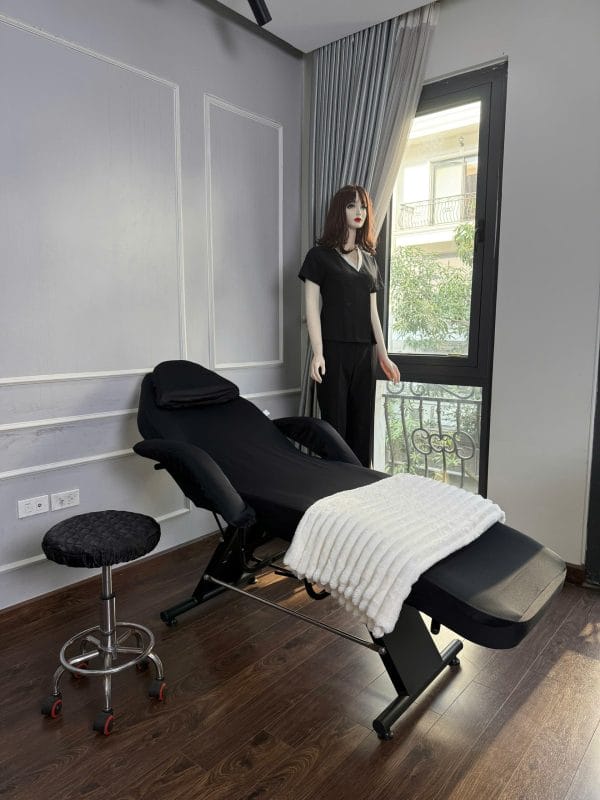 ga giường tiêm filler vải thun