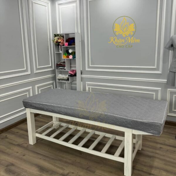 bọc đệm spa vải poly chần bông