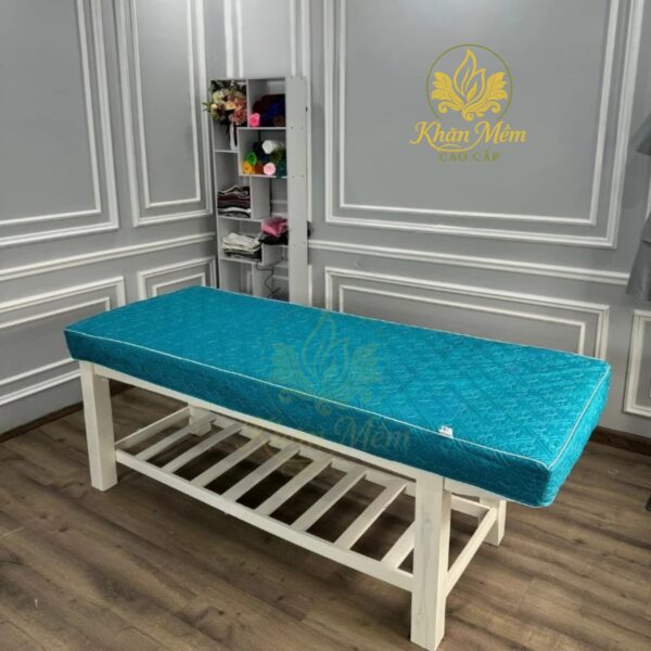 bọc đệm spa vải poly chần bông