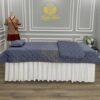 tấm phủ giường spa cotton chần bông